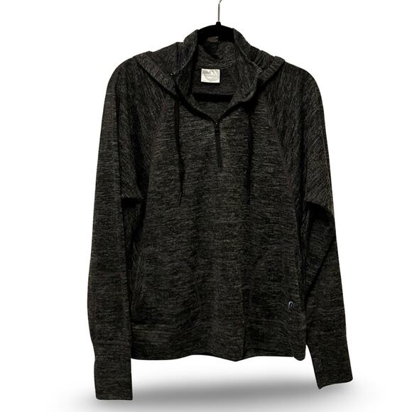 Head Quarter Zip Hoodie Women's Size Large Workout Activewear Gym Athletic Run - Picture 1 of 8